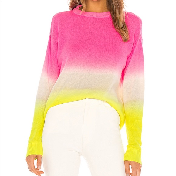 Alice Olivia Cashmere Neon Sweater 